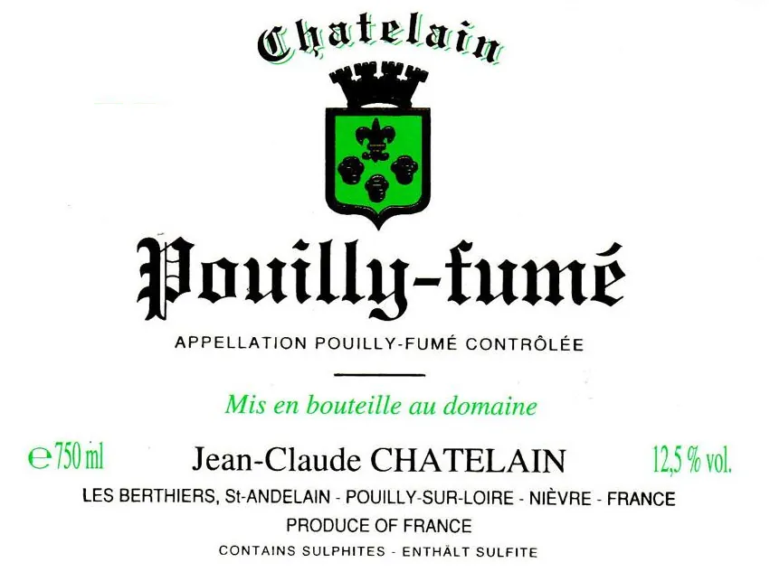 Pouilly-Fume Blanc Bottle
