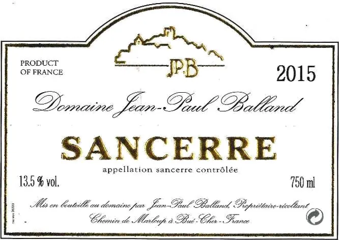 Sancerre Rose Bottle