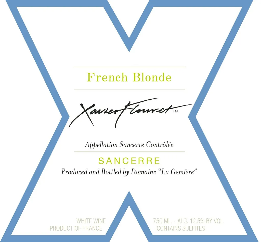 Sancerre Xavier Flouret French Blonde Bottle