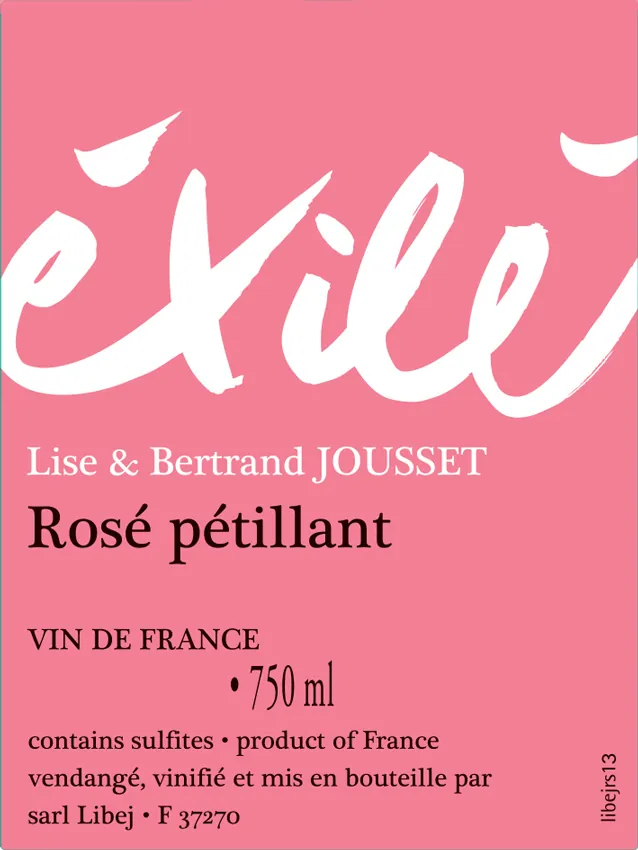 Pet Nat Exile Rose Bottle