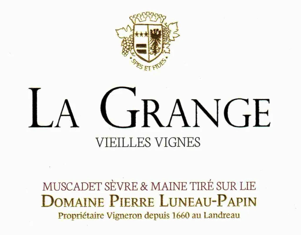 Luneau-Papin Muscadet Sur-Lie La Grange Vieilles Vignes Bottle