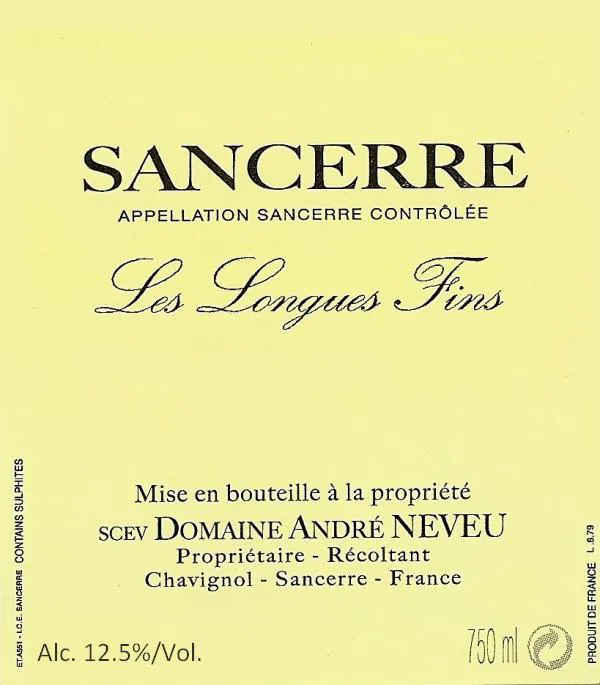 Sancerre Les Longues Fins Bottle