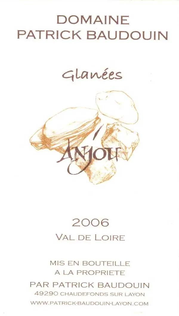 Anjou Les Glanees Blanc Bottle