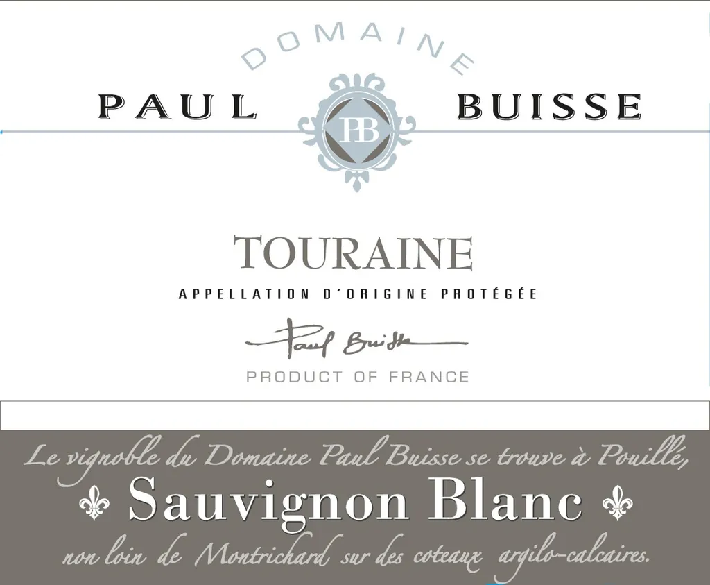 Touraine Sauvignon Bottle