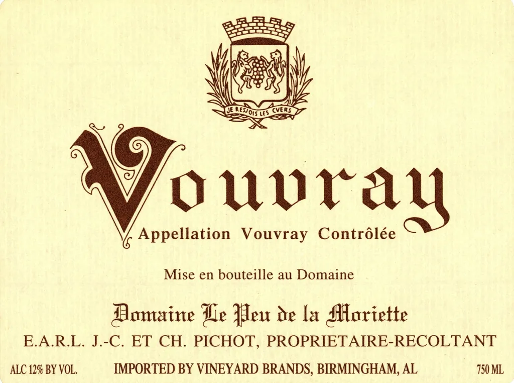 Vouvray Domaine Le Peu de la Moriette Bottle