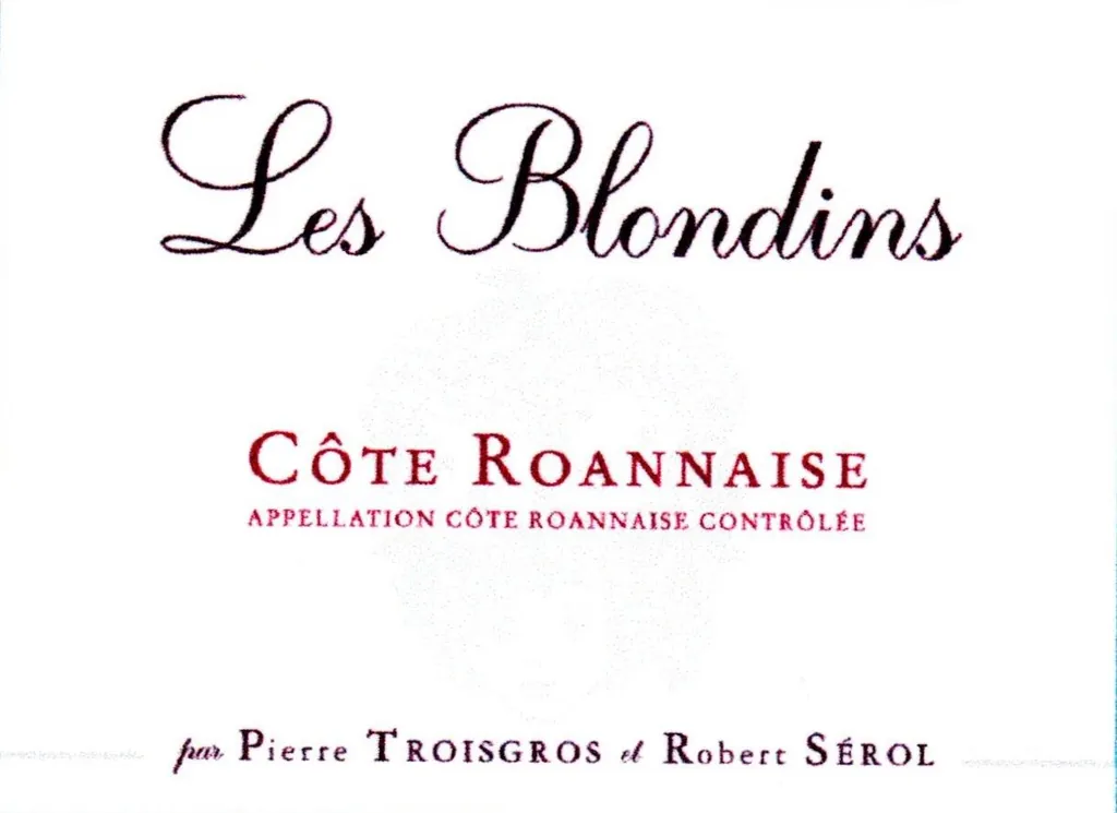 Cote Roannaise Les Blondins Bottle