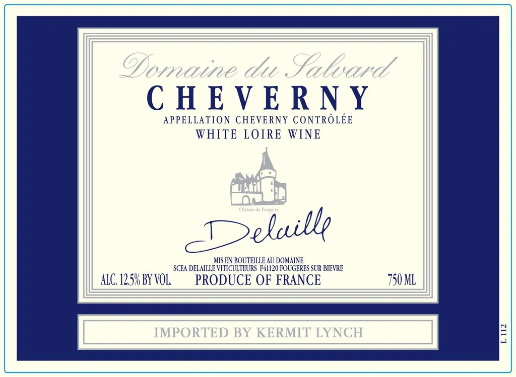 Cheverny Blanc Bottle
