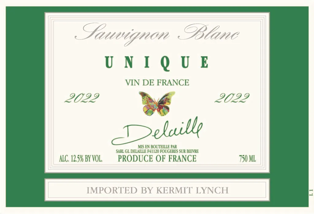 Unique Sauvignon Blanc Delaille Bottle
