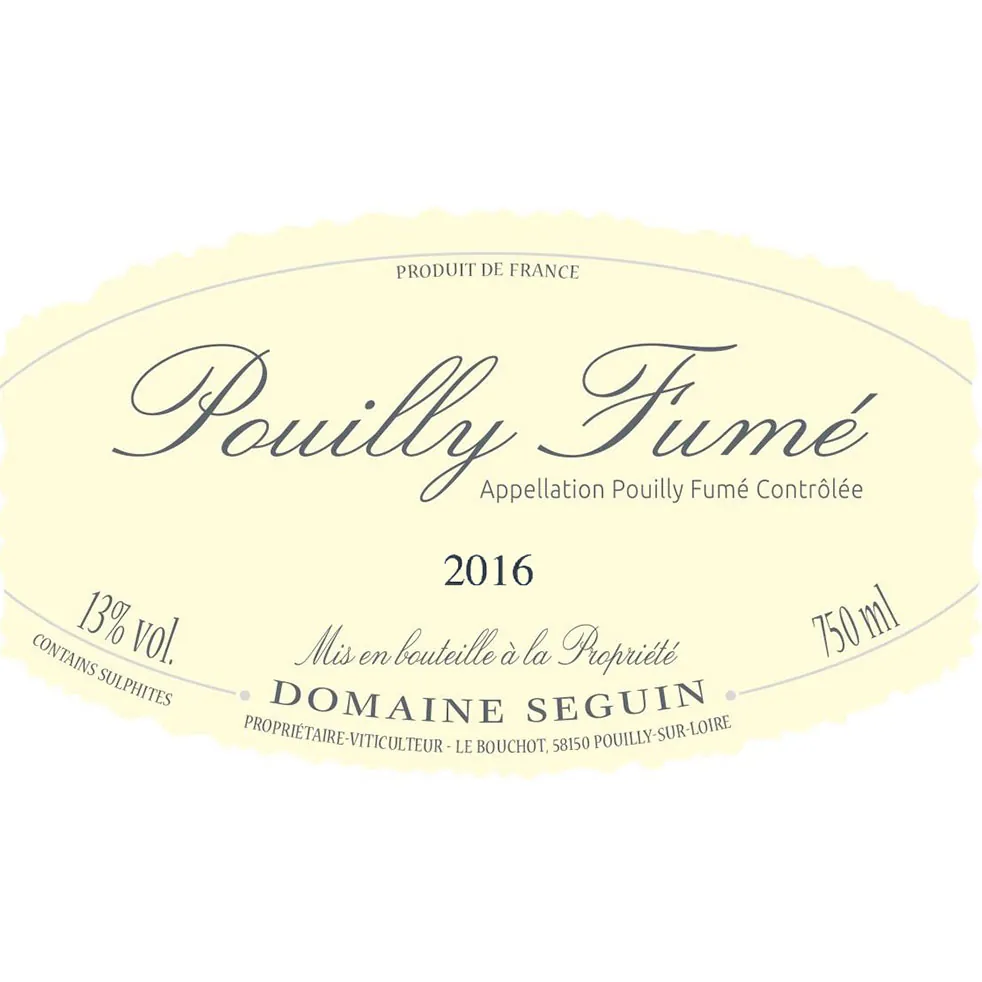 Pouilly Fume Bottle