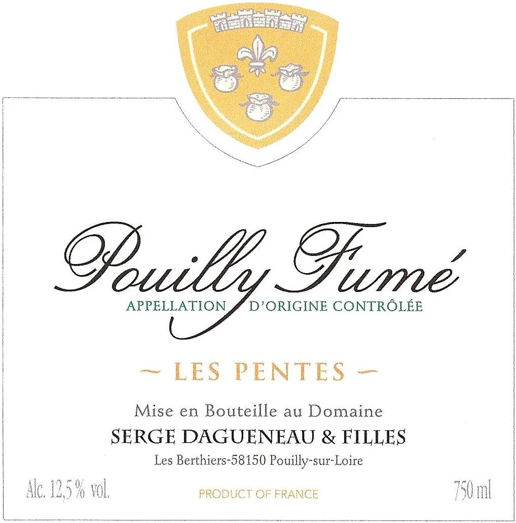 Pouilly Fume Les Pentes Bottle