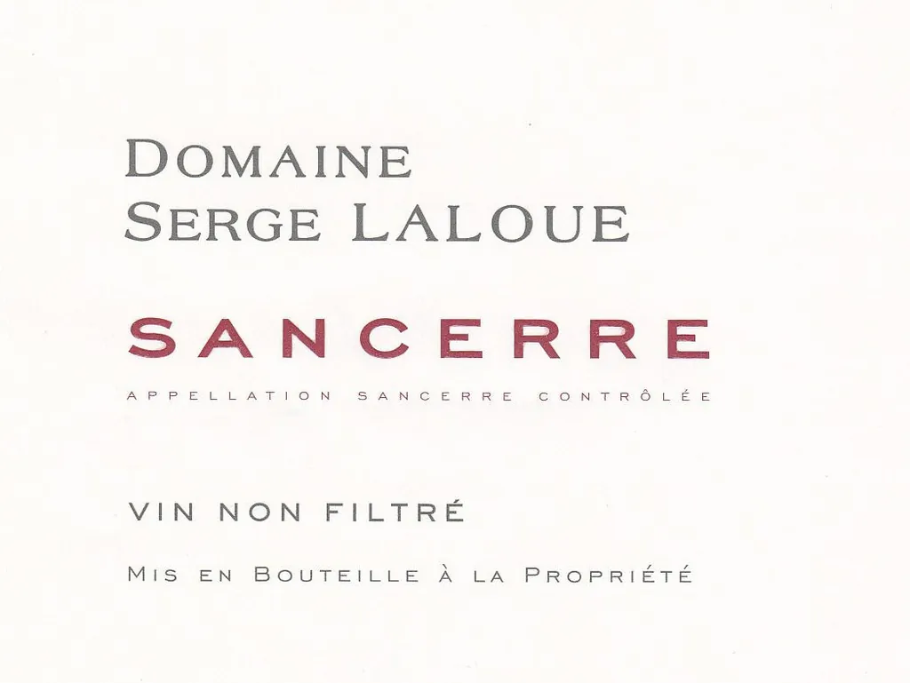 Sancerre Rouge Bottle