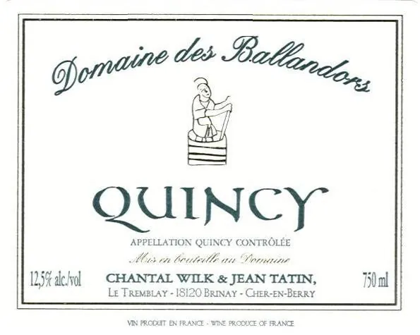 Quincy Domaine des Ballandors Bottle