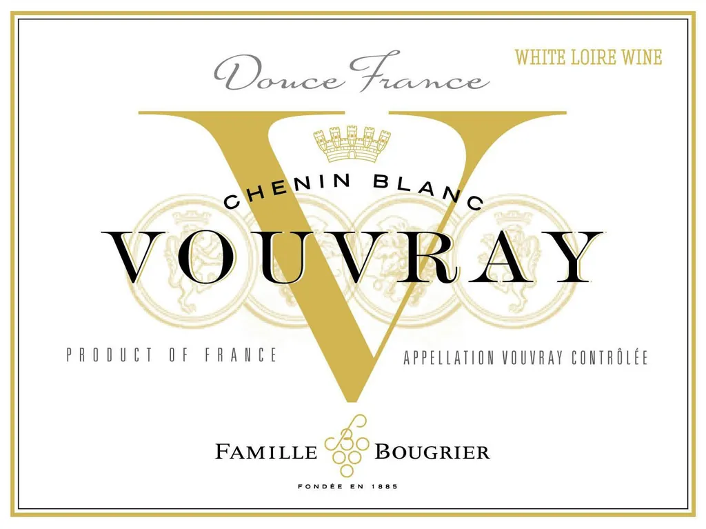 Vouvray Douce France Chenin Blanc Bottle