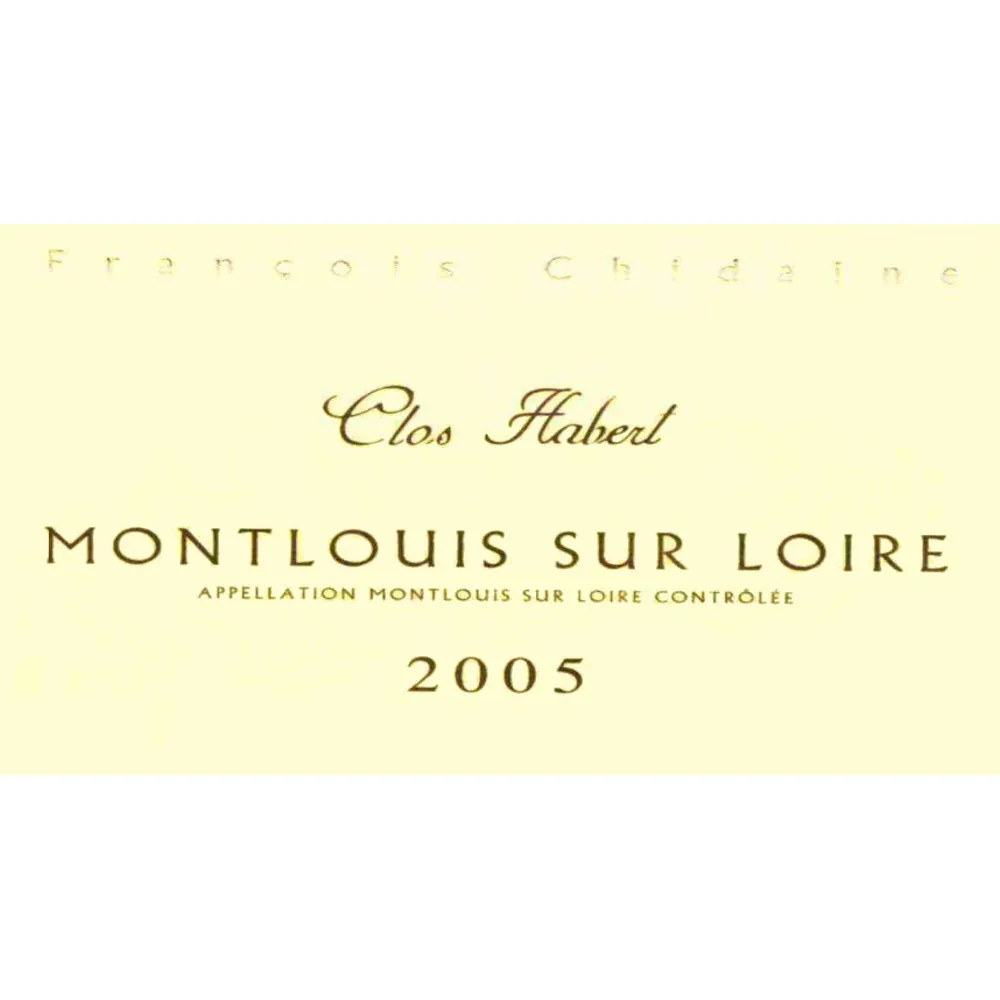 Montlouis Clos Habert Bottle