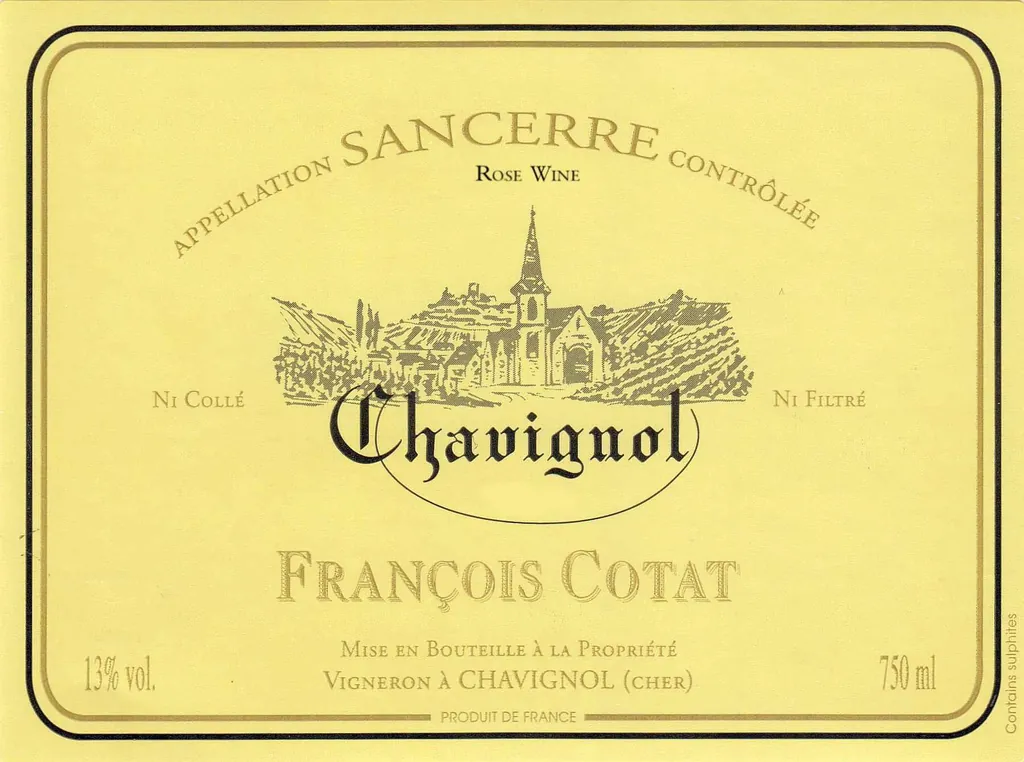 Chavignol Sancerre Rose Bottle