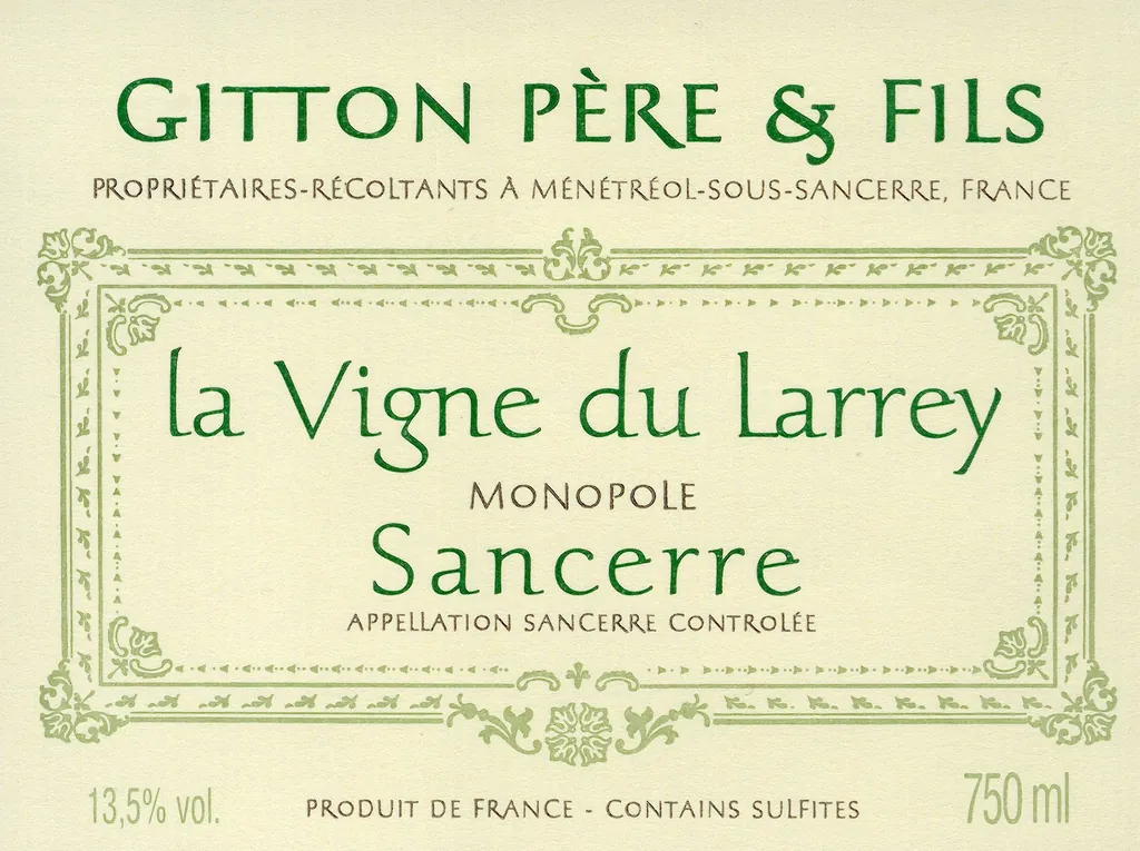 Sancerre La Vigne du Larrey Bottle