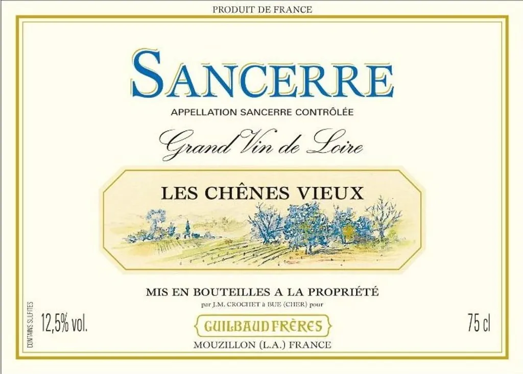 Sancerre Les Chenes Vieux Bottle