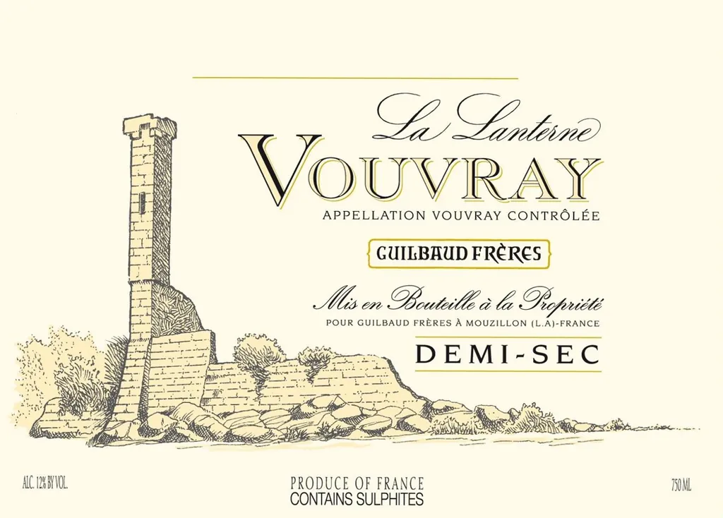 Vouvray La Lanterne Demi-Sec Bottle