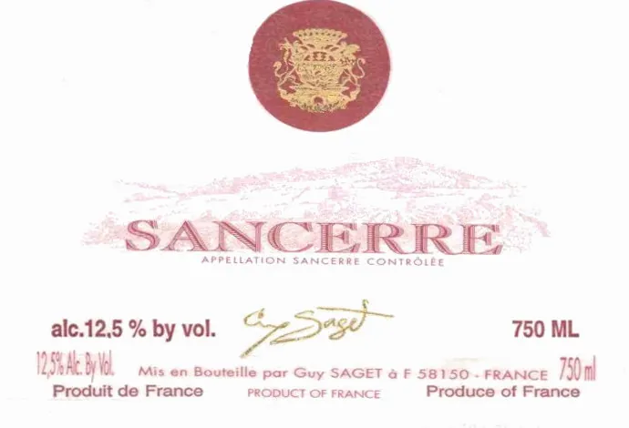 Sancerre Rouge Bottle