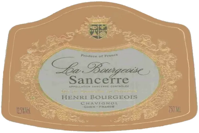 Sancerre La Bourgeois Rouge Bottle