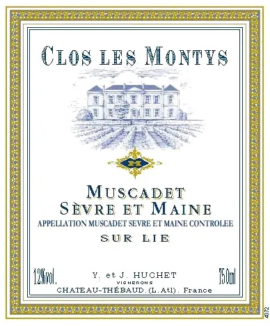 Muscadet Sevre et Maine Clos Les Montys Bottle