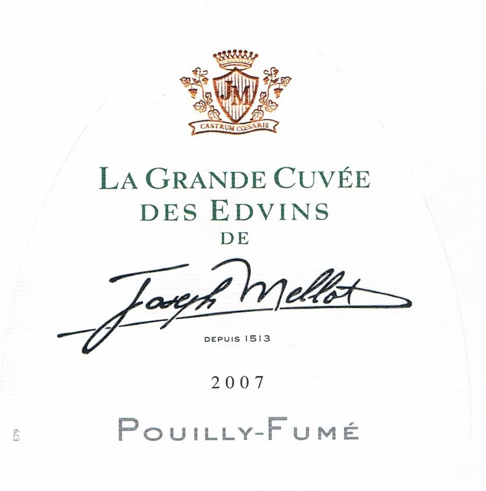 Pouilly-Fume La Grande Cuvee des Edvins Bottle