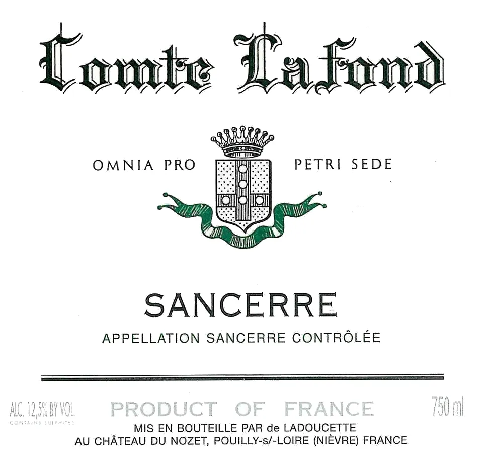 Comte Lafond Sancerre Bottle