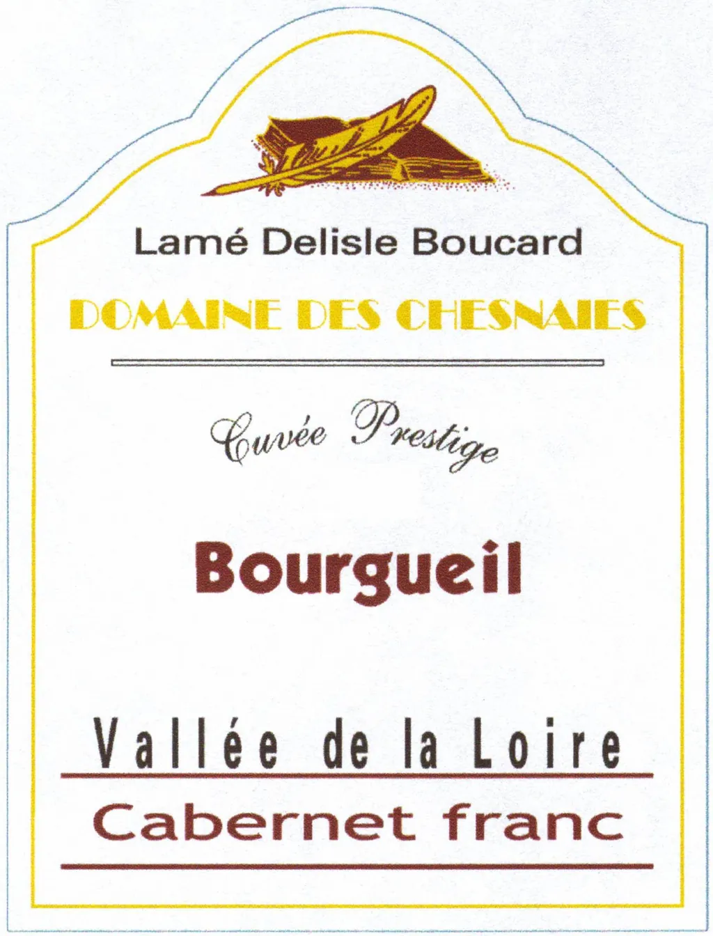 Bourgueil Cuvee Prestige Bottle
