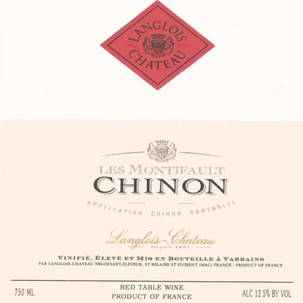 Chinon Les Montifault Bottle