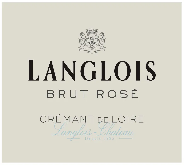 Cremant de Loire Brut Rose Bottle