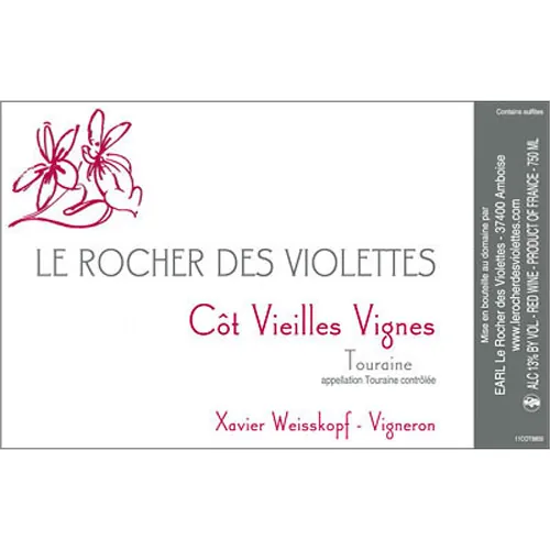 Cot Vieilles Vignes Touraine Rouge Bottle