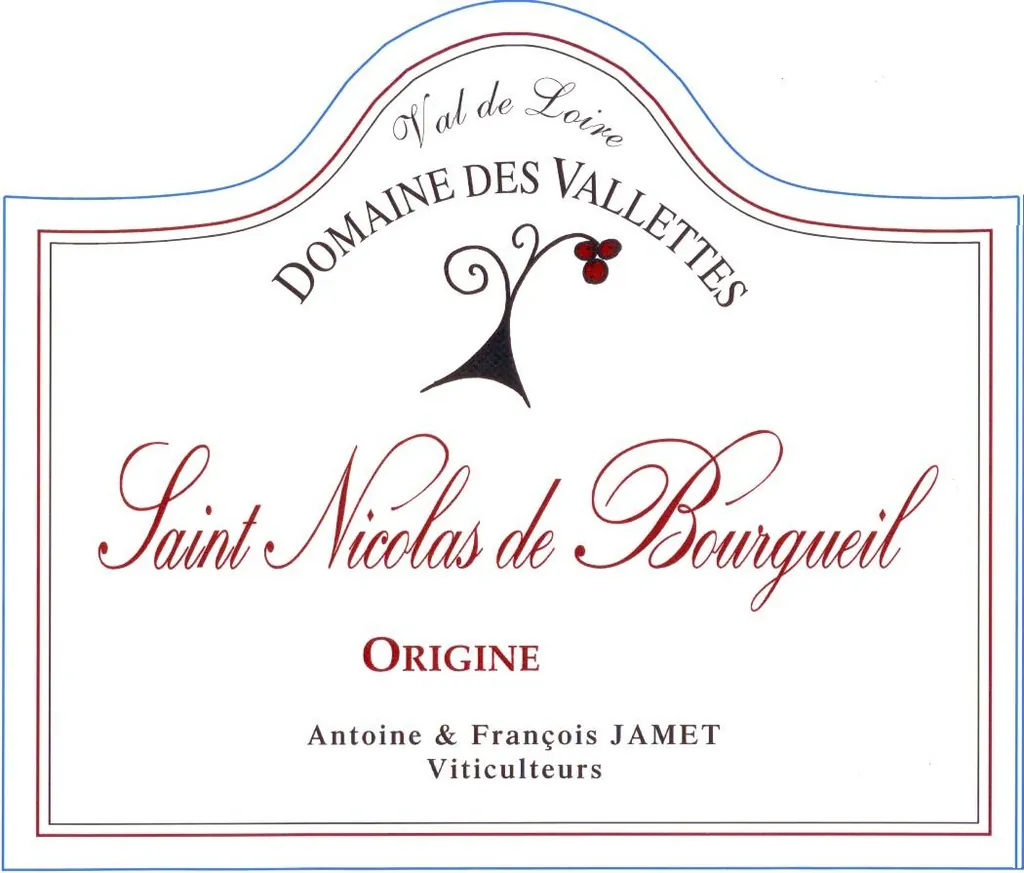 Saint Nicolas de Bourgueil Origine Bottle