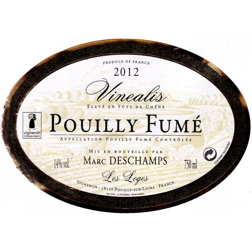 Vinealis Pouilly-Fume Bottle