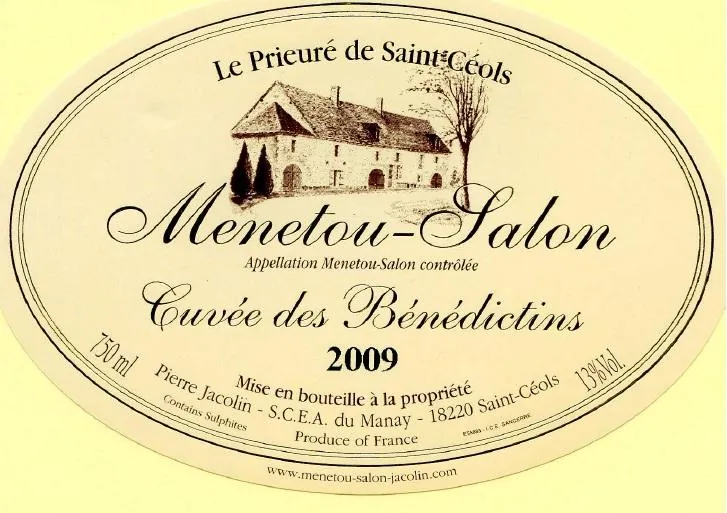 Le Prieure de Saint-Ceols Cuvee des Benedictins Rouge Bottle
