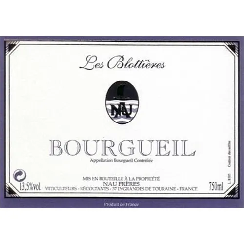 Bourgueil Rouge Les Blottieres Bottle
