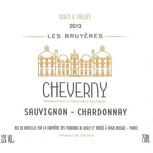 Les Bruyeres Cheverny Blanc Bottle