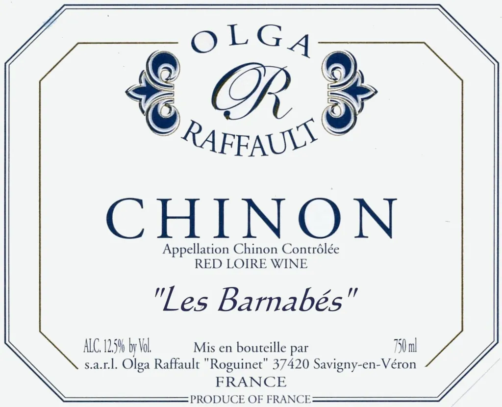 Chinon Les Barnabes Bottle