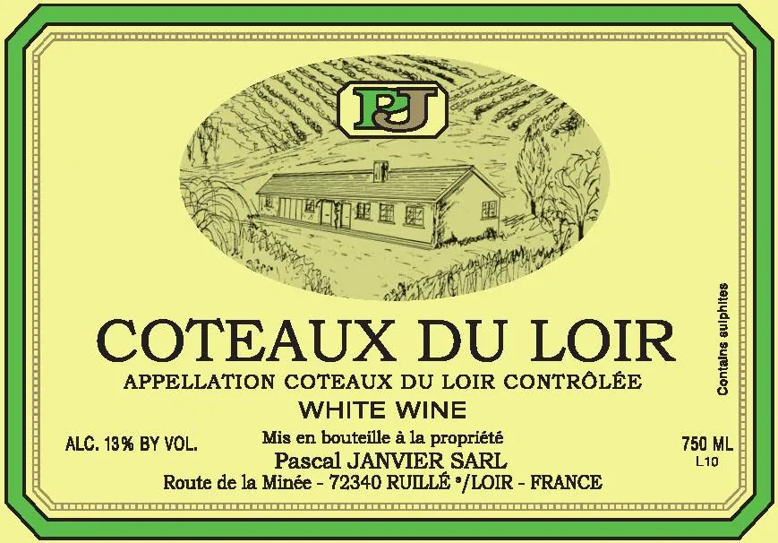 Coteaux du Loir Blanc Bottle
