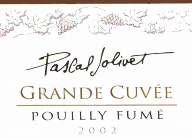 Pouilly Fume La Grande Cuvee Bottle