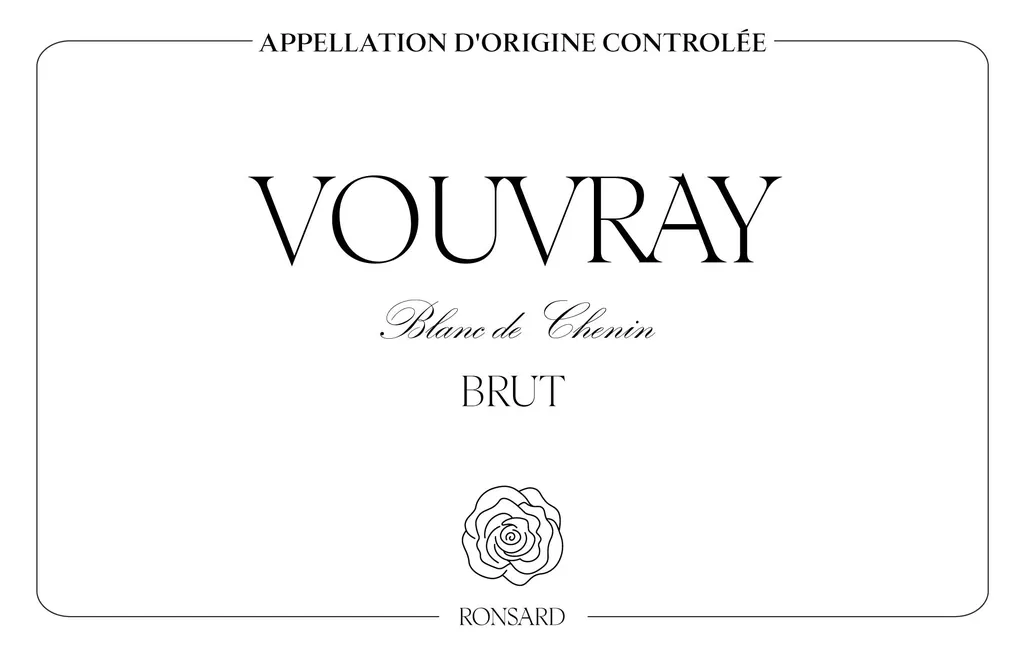 Vouvray Brut Blanc de Chenin Bottle