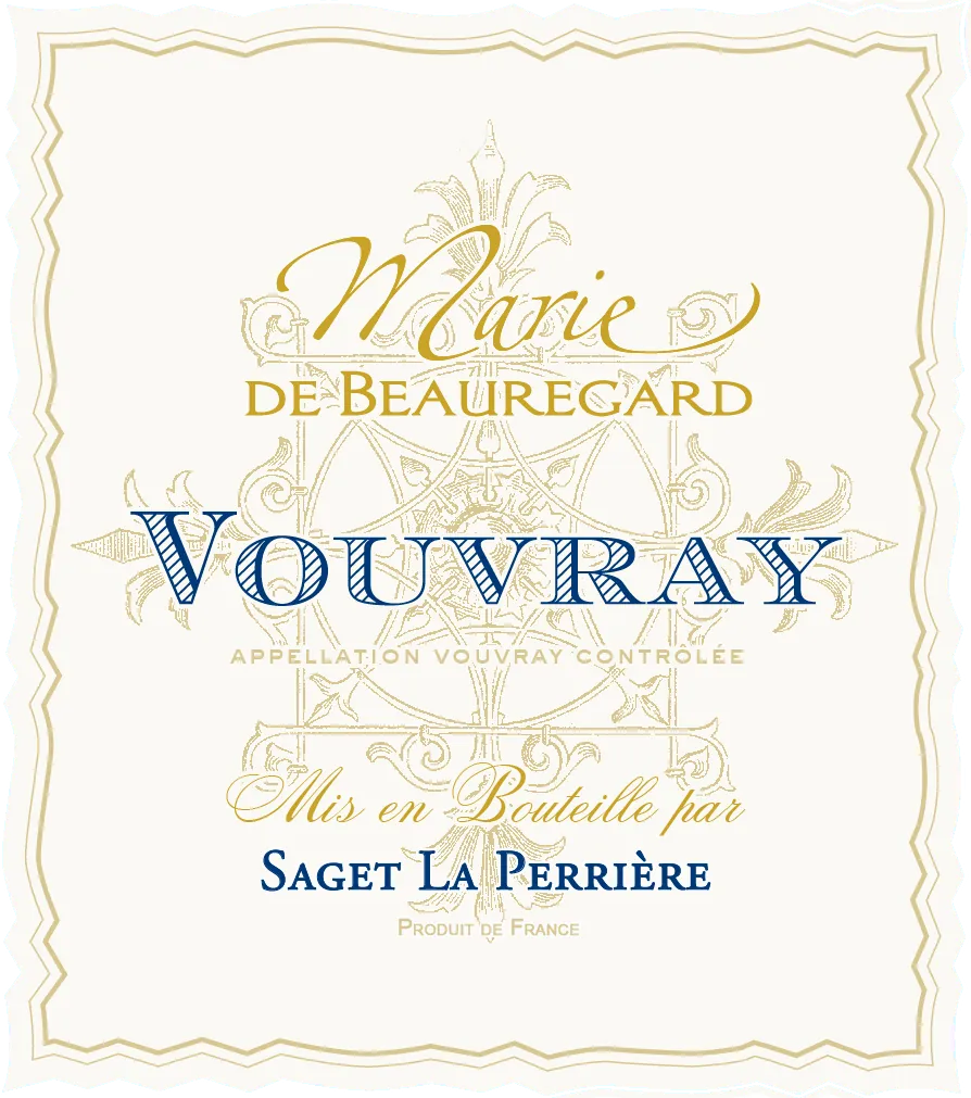 Vouvray Marie de Beauregard Bottle