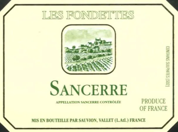 Sancerre Les Fondettes Bottle