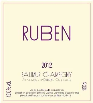 Saumur Champigny Ruben Bottle