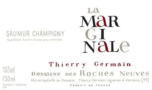 Saumur Champigny La Marginale Bottle