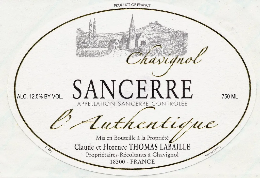 Sancerre L'Authentique Bottle