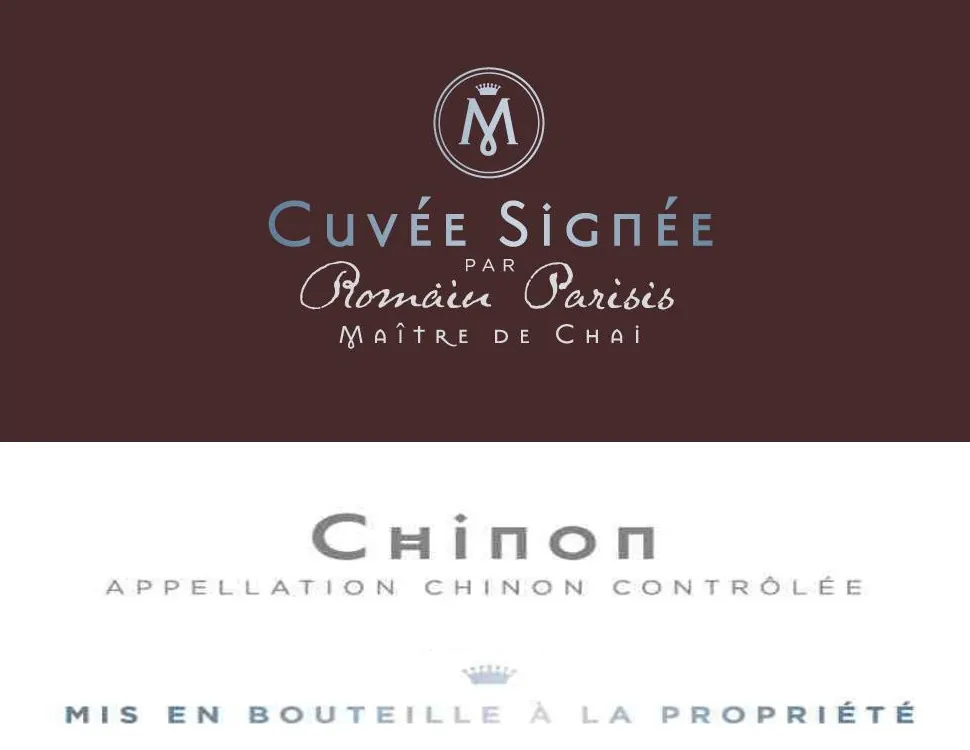 Chinon Cuvee Signee Bottle