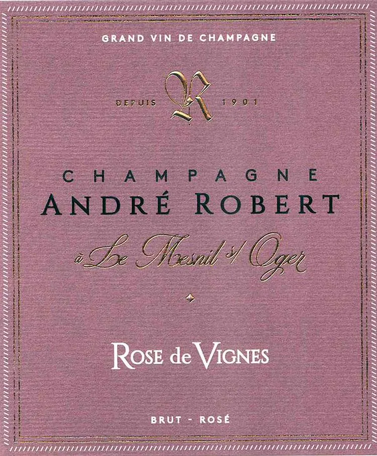 Rose de Vignes Extra Brut Bottle