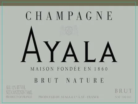 Champagne Brut Nature Bottle