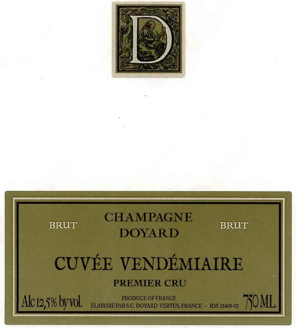 Vendemiaire Blanc de Blancs Brut Premier Cru Bottle