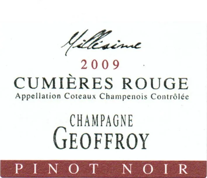 Cumieres Rouge Bottle